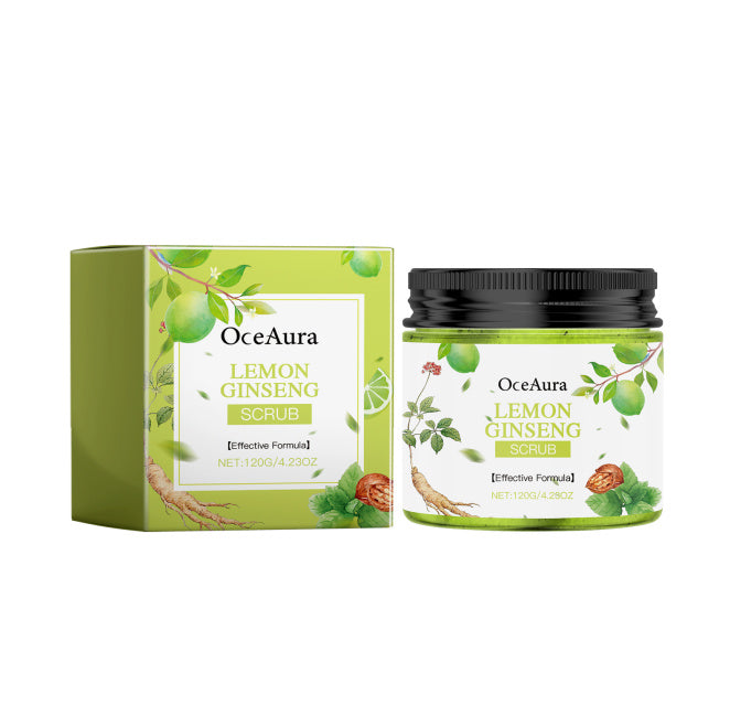 Lemon ginseng body Scrub-Reveal Radiant Skin Instantly!